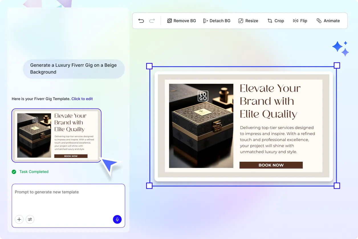 Free AI Fiverr Gig Generator Create Gig Images Online [ No Signup ]